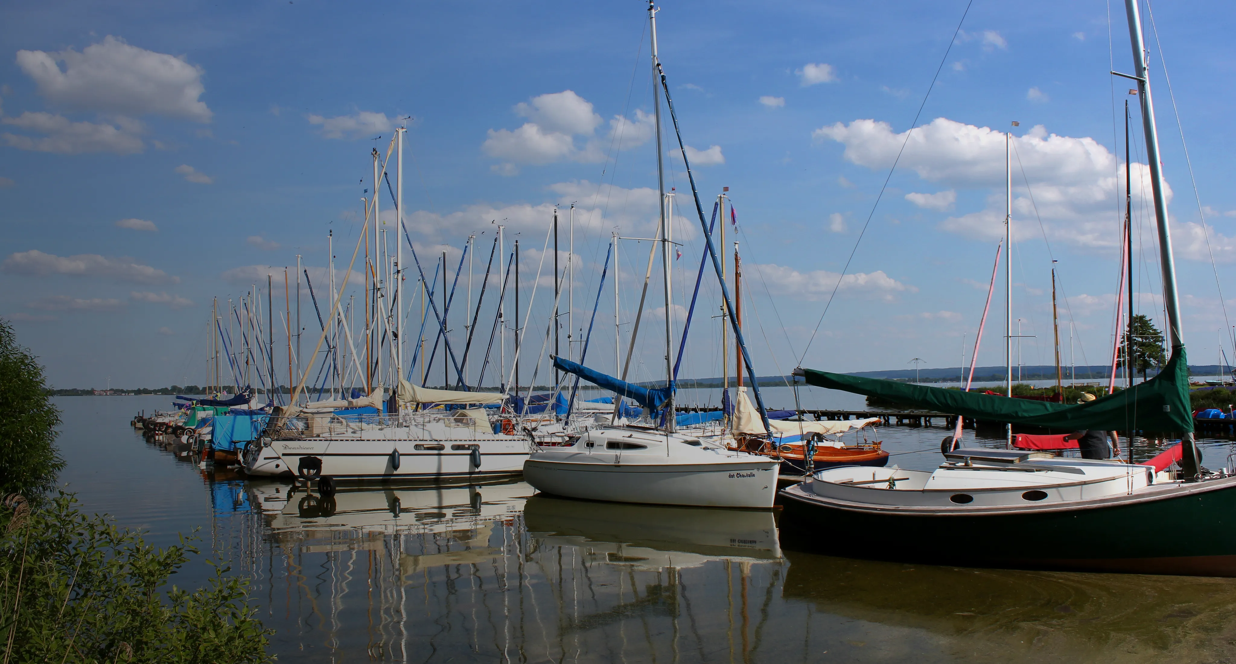 Bannerbild Dümmer See mit Booten